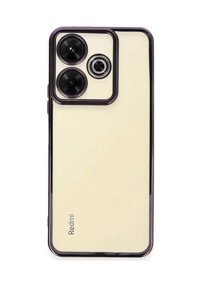 Redmi 13 4g Kılıf Lensli Silikon - Mor İtdark39139