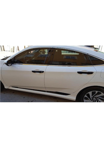 Honda Civic Fc5 Kapı Direk Kaplama - Piano Black