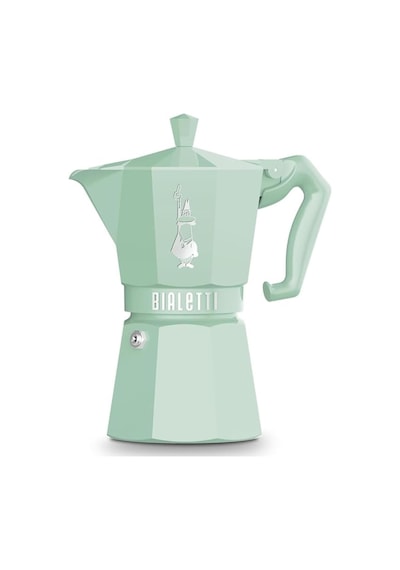 Cups Ocak Üstü Espresso Pişirici - 270ml - Yeşil Renk - Alüminyum Gövde - Patentli Güvenlik Valfi - Tüm Ocak Tü