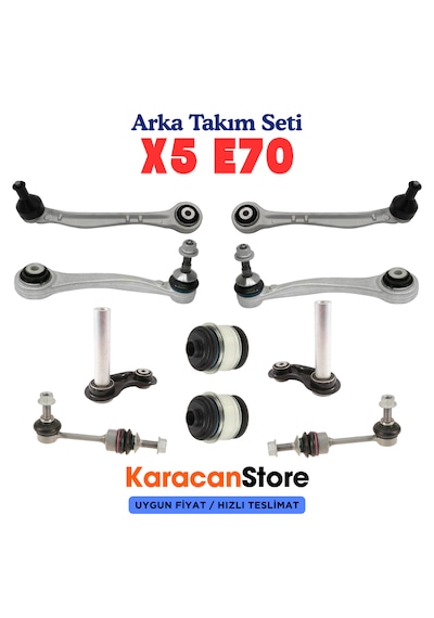 Bmw X5 Serisi E70 Kasa Arka Salıncak Alt Takım Seti -