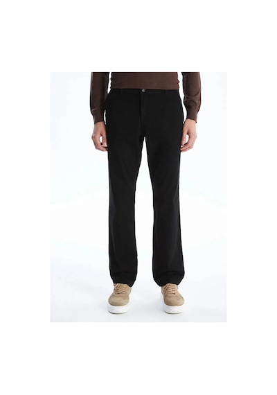 LC Waikiki Lcwaıkıkı Classic Standart Kalıp Gabardin Erkek Chino Pantolon W5 New Black