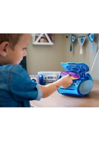 Lenco Scd-24bu Kids - Cd Çalarlı Taşınabilir Stereo Fm Radyo - Mavi