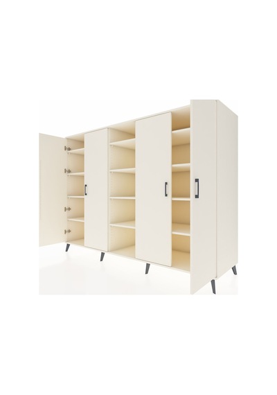 Kronos Dolap 12 Raflı 4 Kapaklı 220x59x163 Aytaşı-aytaşı Aytaşı-aytaşı