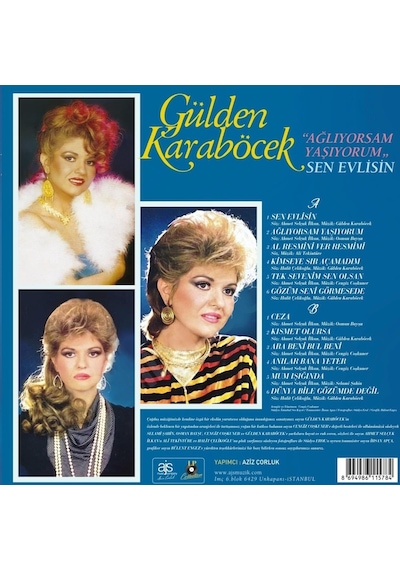 Gülden Karaböcek - Ağlıyorsam Yaşıyorum / Sen Evlisin Plak