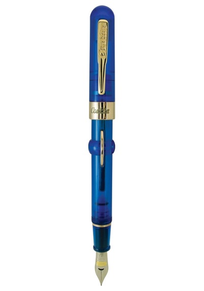 Conklin Mark Twain Blue Demo Crescent Dolma Kalem M Uç 165-Koyu Yeşil