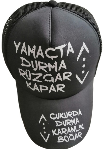 Abarta Unisex Gabardin Kumaş Kep & Şapka Siyah