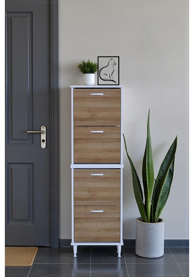 Eliusta Elenio 52 Cm Genişlik Meşe Renk Ayaklı 4 Kapaklı Ayakkabılık 52x168x26 Cm Ayakkabılık Meşe Eliusta Elenio 52 Cm Genişlik Meşe Renk Ayaklı 4 Kapaklı Ayakkabılık 52x168x26 Cm Ayakkabılık Meşe