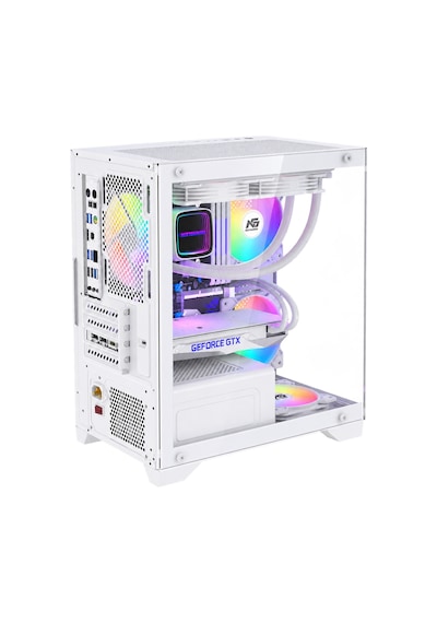 Orion Elite 4x Tuştan Değişen Rgb Fanlı M-atx Boş Bilgisayar Kasası Beyaz