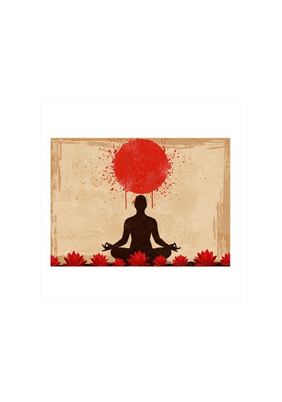 Meditasyon Ve Zen Tasarım Ahşap Tablo