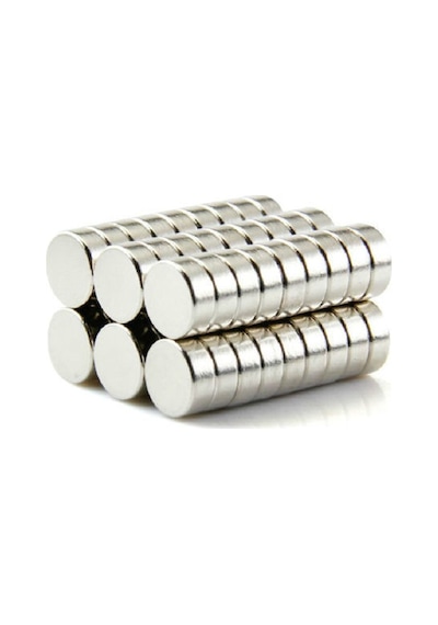 Neodyum Mıknatıs 6Mm X 3Mm Yuvarlak Güçlü Magnet, Adet Seçmeli 10 Adet