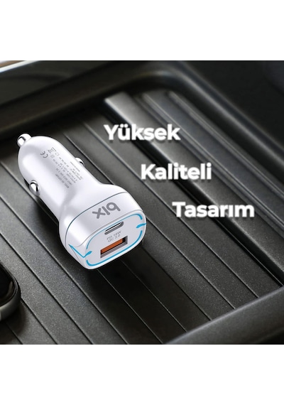 Bx-ccp36wt 38w Type-c Pd 20w Ve Usb-a Qc 3.0 18w Çift Portlu Led Işıklı Araç Şarj Cihazı Beyaz İphone 15/14/13/12/11/x/, İpad, Galaxy S24/s23/s22/s21/s20 Ve Daha Fazlasıyla Uyumlu Bxccp36wt Bx-ccp36wt 38w Type-c Pd 20w Ve Usb-a Qc 3.0 18w Çift Portlu Led Işıklı Araç Şarj Cihazı Beyaz İphone 15/14/13/12/11/x/, İpad, Galaxy S24/s23/s22/s21/s20 Ve Daha Fazlasıyla Uyumlu Bxccp36wt
