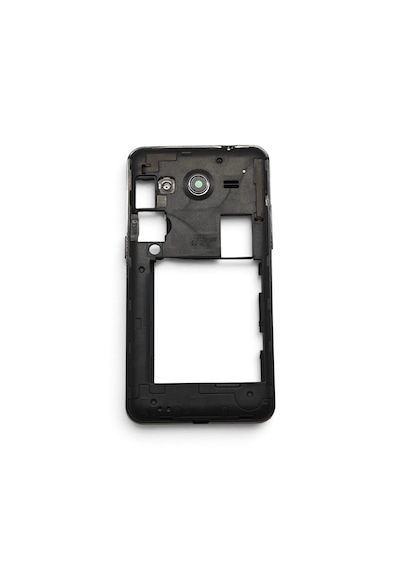 G355 Orta Kasa Samsung Uyumlu Galaxy Core 2 Uyumlu Silver Gri Orta Kasa Çerçeve + Ses Açma On Off Tuş Plastik Ve Kamera Camı Gri Silver