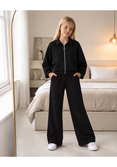 Kokoş Bebe Trend Modal Pile Detaylı 2 Li Modal Oysho Kız Çocuk Takım - 7/16 Yaş - 31930 Siyah Kokoş Bebe Trend Modal Pile Detaylı 2 Li Modal Oysho Kız Çocuk Takım - 7/16 Yaş - 31930 Siyah