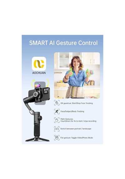 Smart X2 3 Eksen Akıllı Telefon Gimbal Stabilizer İos Uyumlu  & Android