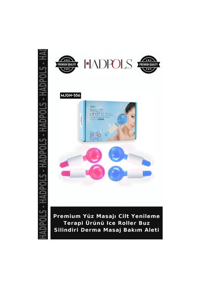 Premium Yüz Masajı Cilt Yenileme Terapi Ürünü Ice Roller Buz Silindiri Derma Masaj Bakım Aleti