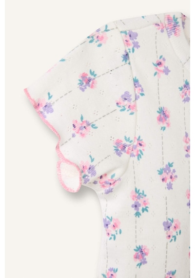 Defacto 2li Pijama Takımı Kız Bebek H5503a526smer233 Ekru-er233