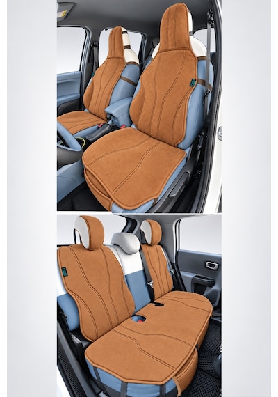Bod Fiat Grande Panda Elektrikli Oto Koltuk Koruyucu Kılıf 2025-sonrası Latmos Serisi Taba
