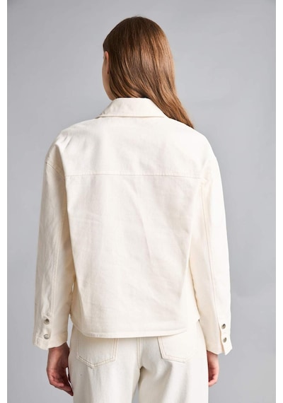 Defacto Regular Fıt Gömlek Yaka Gabardin Blazer Ceket H2578ax26smer225 Ekru-er225 Defacto Regular Fıt Gömlek Yaka Gabardin Blazer Ceket H2578ax26smer225 Ekru-er225