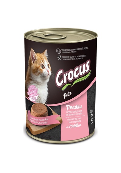 Crosus Yavru Kedi Tavuklu Yaş Mama 400 G