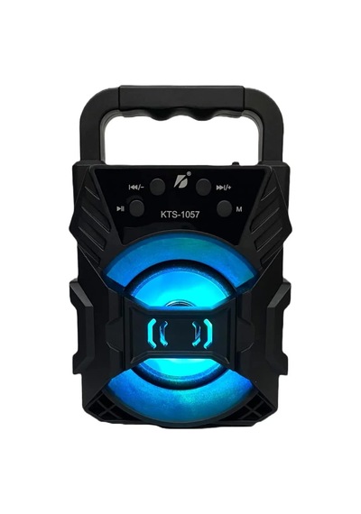 Bluetooth Hoparlör Led Işıklı Fm Radyo Kablosuz Hoparlör Usb Flash-hafıza Kart Giriş Ses Bombası 1057, Teknosepe