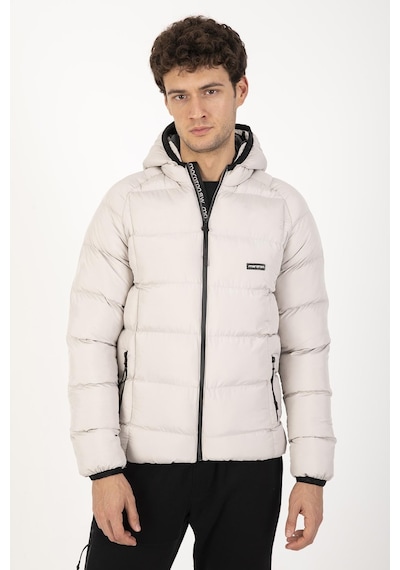 Maraton Sportswear Regular Erkek Kapşonlu Uzun Kol Basic Taş Rengi Mont 21259-taş Rengi Taş