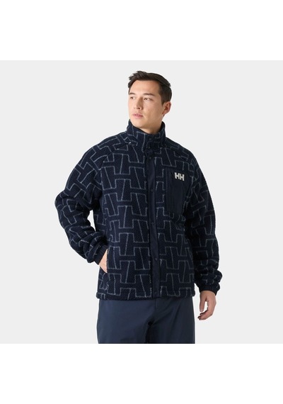 Helly Hansen Panorama Printed Pile Snap Mont Erkek Polar-34593 Lacivert