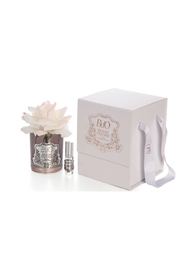 Füme Cam Silver Tek Gül Luxury Home Perfume Acı Elma