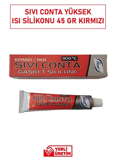 Best 300 Dereceye Dayanıklı Sıvı Conta Kırmızı 45gr
