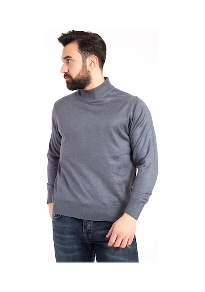 Nacar Store Erkek Yarım Boğazlı Kazak Indigo