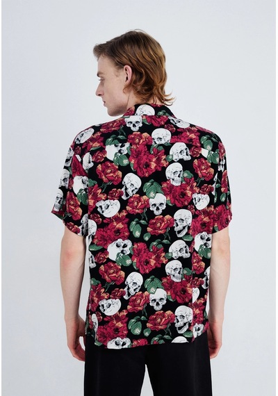 Jack & Jones Erkek Kuru Kafalı Kısa Kollu Gömlek - 12262105 001