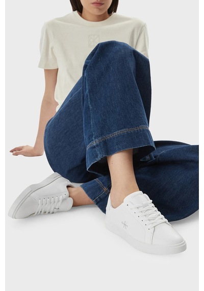 Calvin Klein Deri Logolu Sneaker Ayakkabı Hw0hw032950k4 Bayan Ayakkabı Hw0hw03295 0k4 Beyaz Calvin Klein Deri Logolu Sneaker Ayakkabı Hw0hw032950k4 Bayan Ayakkabı Hw0hw03295 0k4 Beyaz