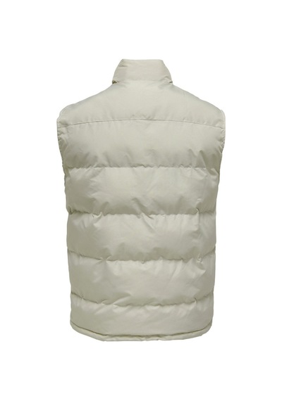 Only & Sons Onsjake Quılted Vest Otw Ekru 001