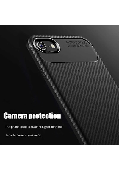 Apple Uyumlu iPhone 6 6S Kilif Karbon Silikon Case 389459869
