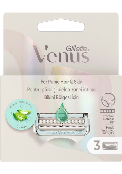 Gillette Venus Bikini Bölgesine Özel Yedek Başlık 3'lü