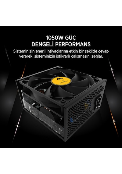 James Donkey Jdp1050 Apfc 12cm 1050w Bronze 80+ Atx 3.1 Pcı-e 5.1 Akak92jms0004