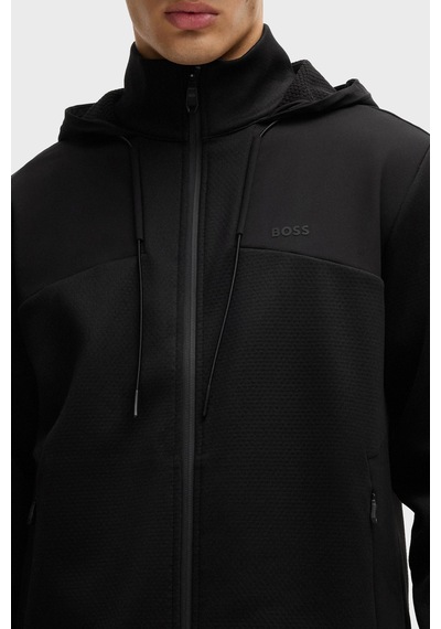 Boss Erkek Sweat 50523707 001 Siyah Siyah
