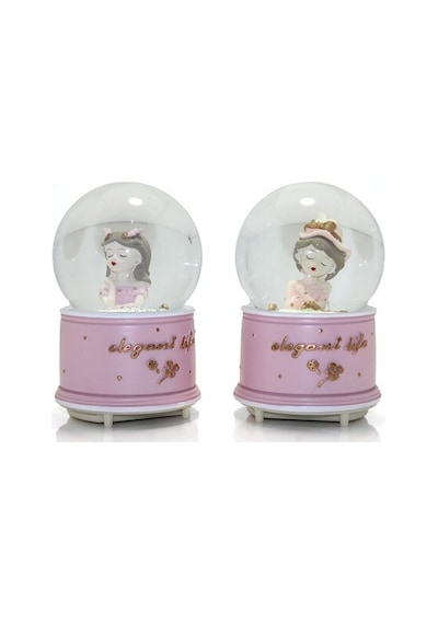 Kar Küresi Işıklı Müzikli 13 Cm No 2