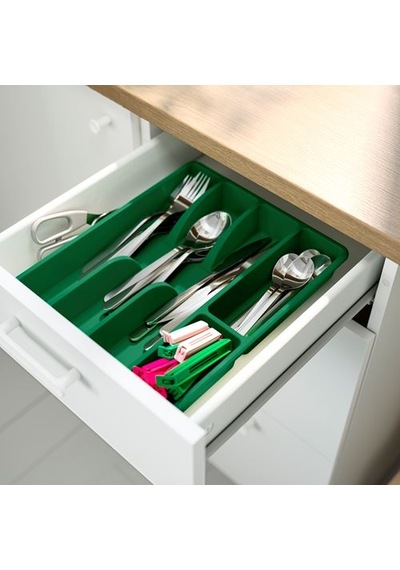 Ikea Smäcker Çekmece Düzenleyici, Parlak Yeşil, 31x26 Cm