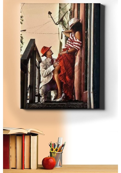 Webstyle Sayılarla Boyama Seti Kasnaklı Aşk Itirafı 50 X 65 Cm