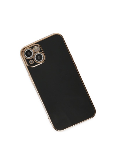 Apple iPhone  Uyumlu- 14 Plus Kılıf Volet Silikon - Siyah