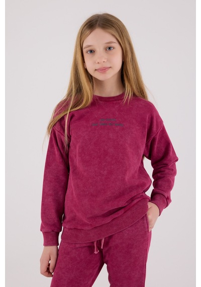Rolypoly Kız Çocuk Bordo Eşofman Takımı Bordo