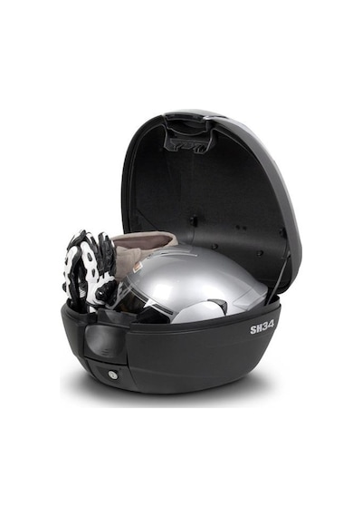 Shad Sh-34 Motosiklet Arka Çanta Siyah Carbon