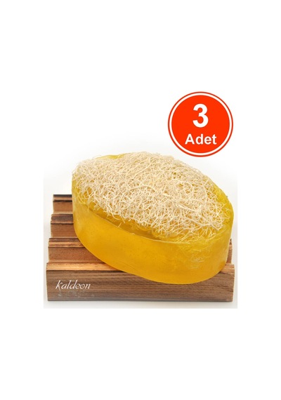Kabak Lifli El Yapımı Doğal Bıttım Sabunu 120 G x 3 Adet