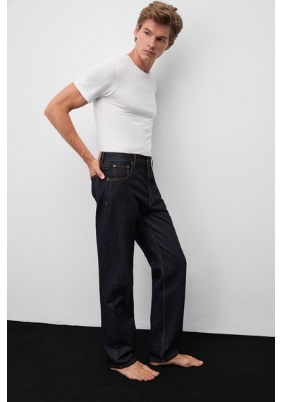 Grımelange Grimelange Carpe Erkek Straight Fit Çok Renkli Jeans