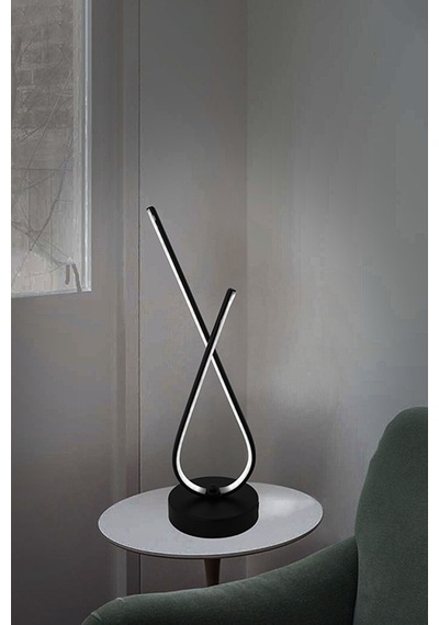X Model Led Masa Lambası Modern, Şık Ve Enerji Tasarruflu Çalışma & Toplantı Masası Aydınlatması Siyah