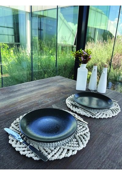 2'li Set Beyaz Amerikan Servis-leke Tutmaz 33 X 33 Cm Beyaz