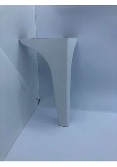 PLASTİK,19*10*10 CM BEYAZ KOLTUK,BERJER,MOBİLYA AYAĞI (4 ADET)