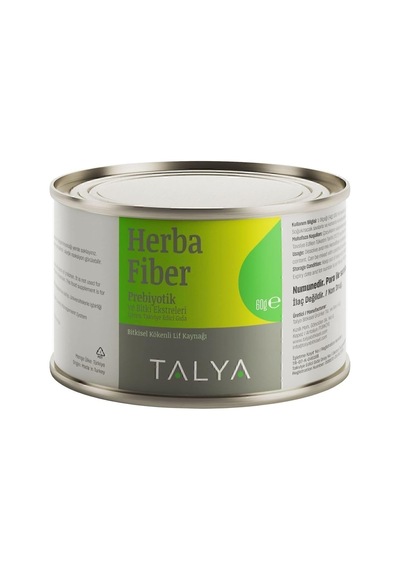 Herbafiber Bitkisel Kökenli Lif Kaynağı, Prebiyotik, 60 Gr