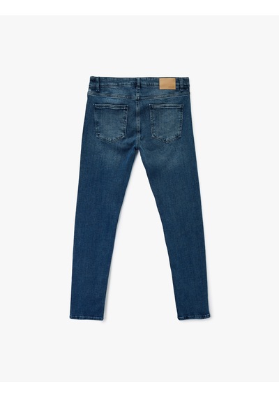 Koton Pamuklu Normal Bel Slim Fit Jean Pantolon - Brad Jean Koyu İndigo 6wam40204nd İndigo Koton Pamuklu Normal Bel Slim Fit Jean Pantolon - Brad Jean Koyu İndigo 6wam40204nd İndigo