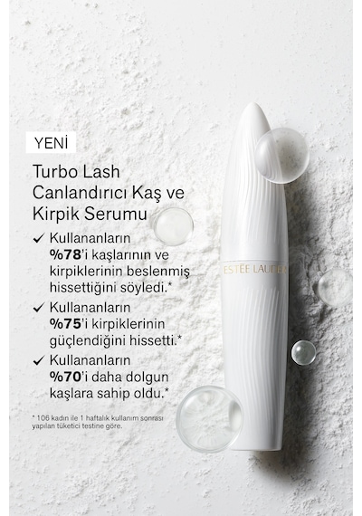 Estee Lauder Turbo Lash Canlandırıcı Güçlendirici ve Besleyici Kaş ve Kirpik Gece Serumu 6 ML